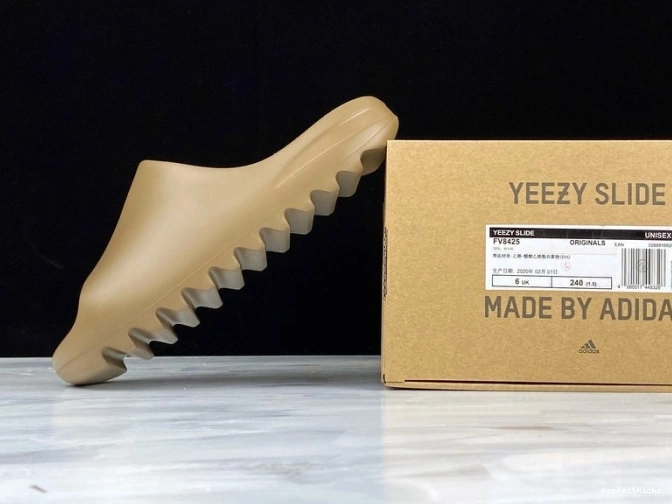 Yeezy Brown FV8425 Slide Adidas Earth 0816